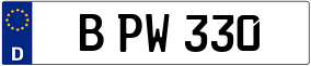 Truck License Plate